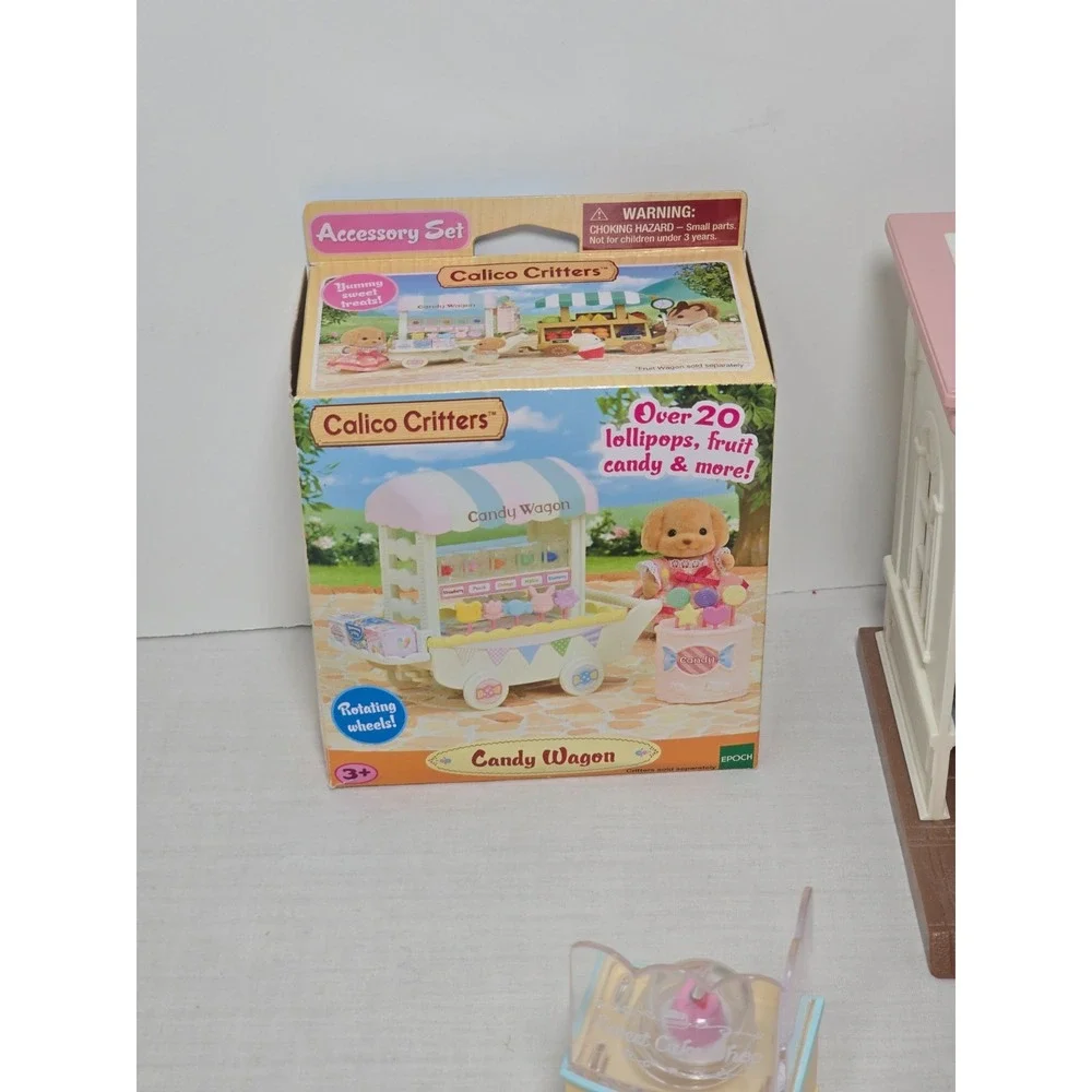 Calico Critters Sylvanian Family Village Cake Shop Epoch Rabbits Accessorized